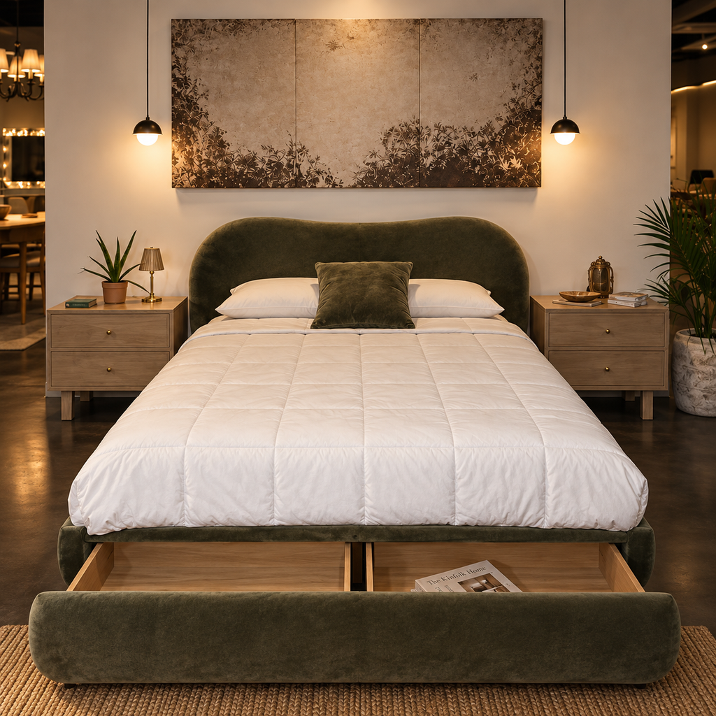 Bay Vintage Storage Bed