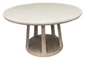 Lucaire 54-inch Round Cultured Marble Dining Table Sandstone