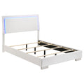 Felicity 2-piece Full LED Bed and Nightstand Set White