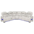 HP0426 Power2 Reclining Sectional 3 Pc Set Beige