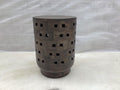 Orengo Round Solid Mango Wood Accent Side Table Brown
