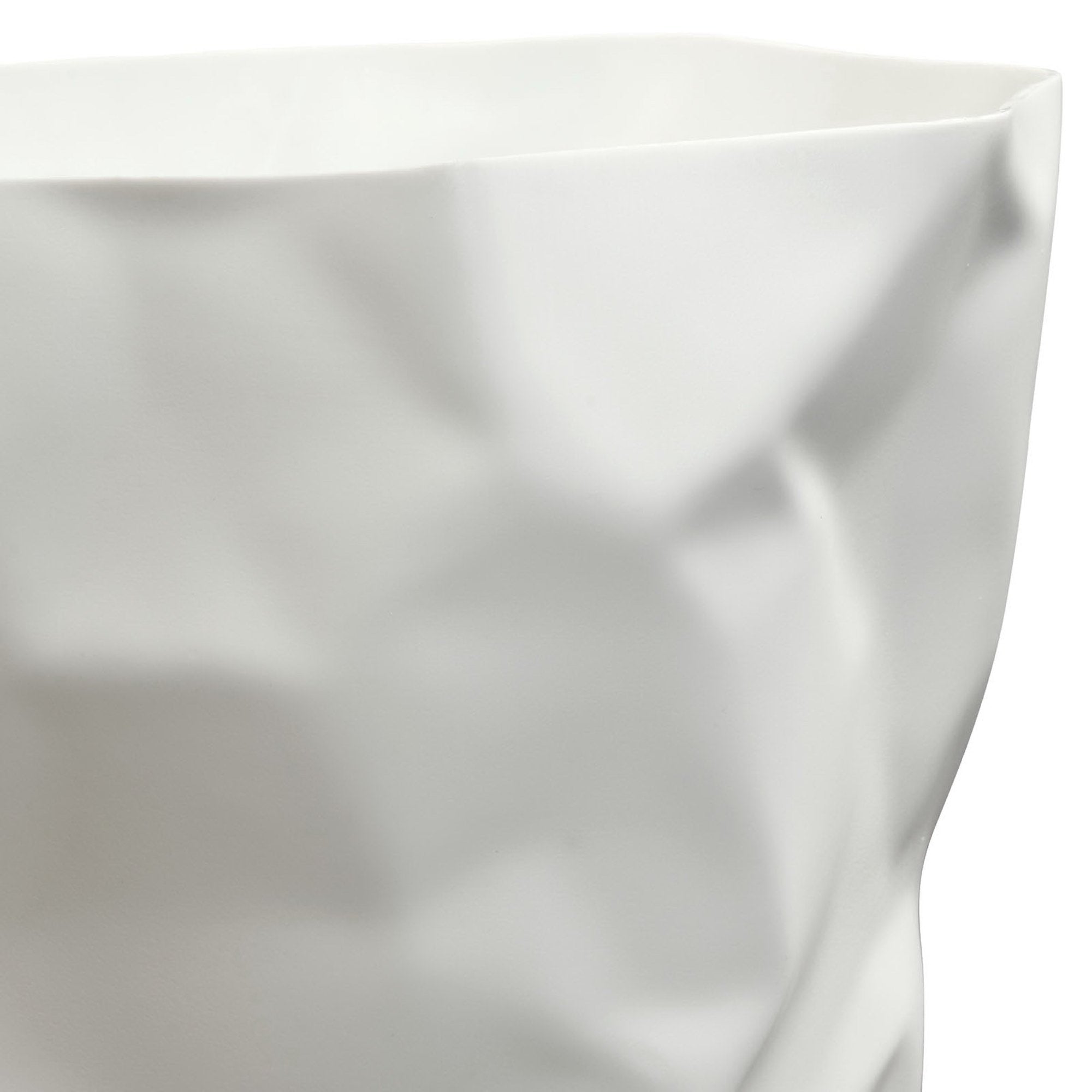 Lava Trash Bin - White