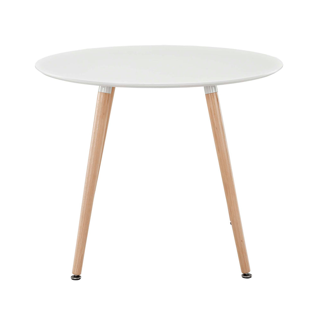 Track Round Dining Table - White