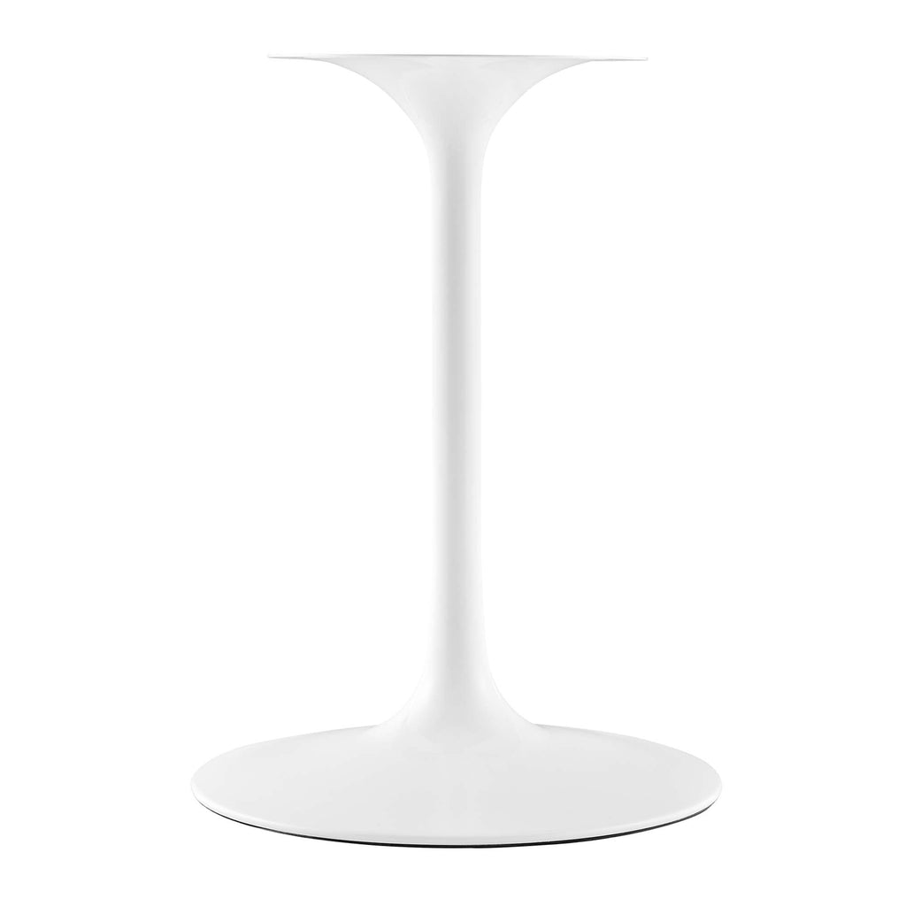 Lippa 28" Round Wood Dining Table - White