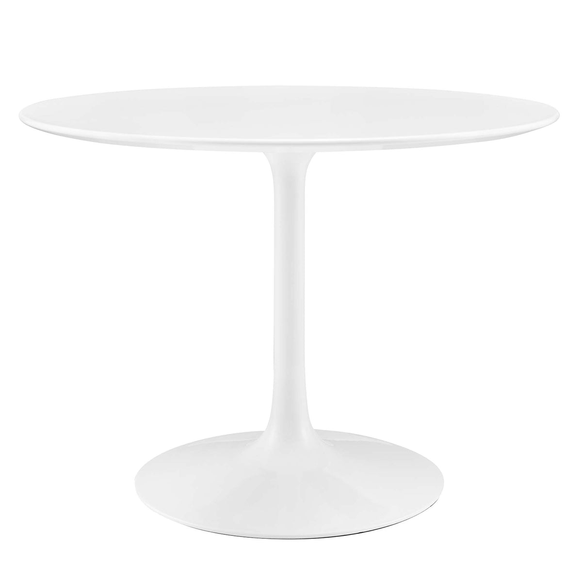 Lippa 40" Round Wood Dining Table - White