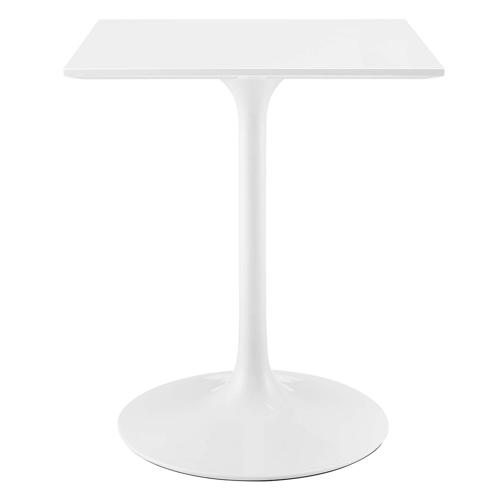 Lippa 24" Square Wood Dining Table - White