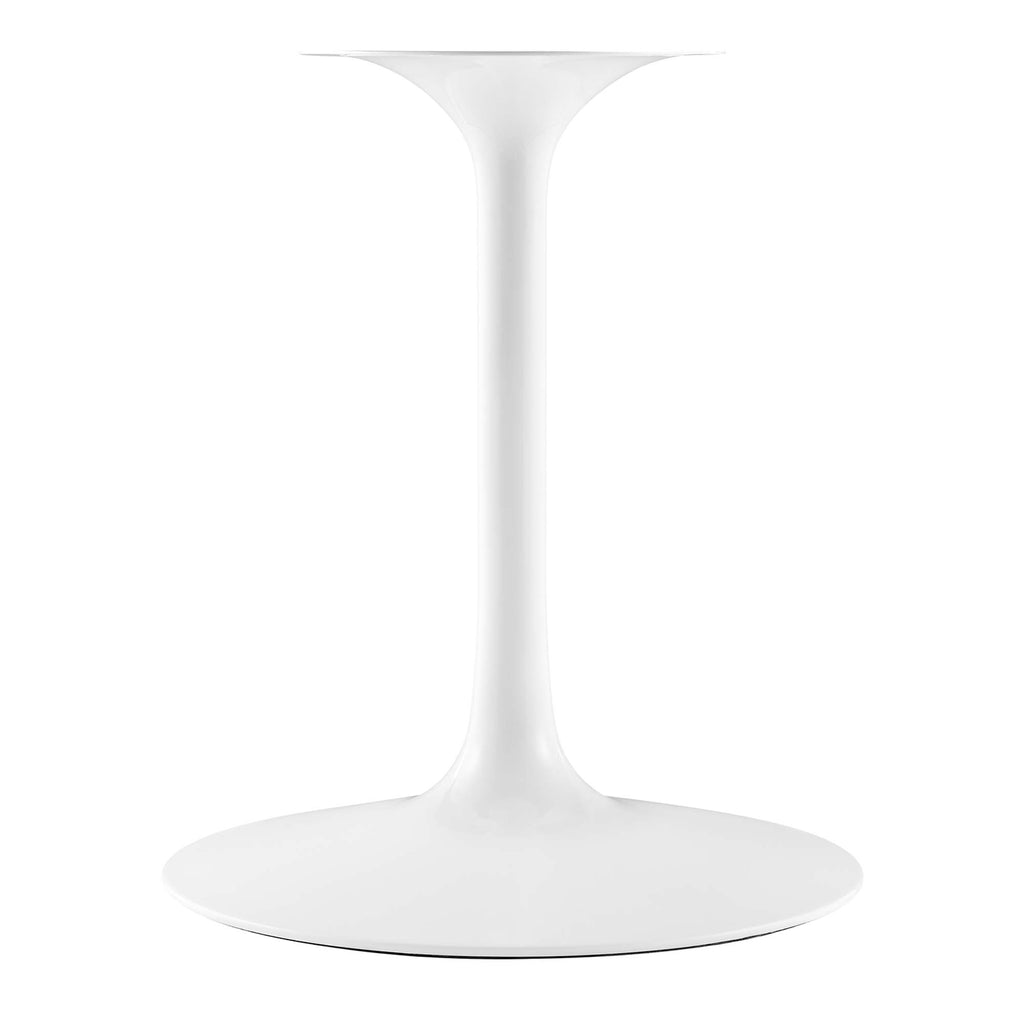 Lippa 54" Round Faux Marble Dining Table - White