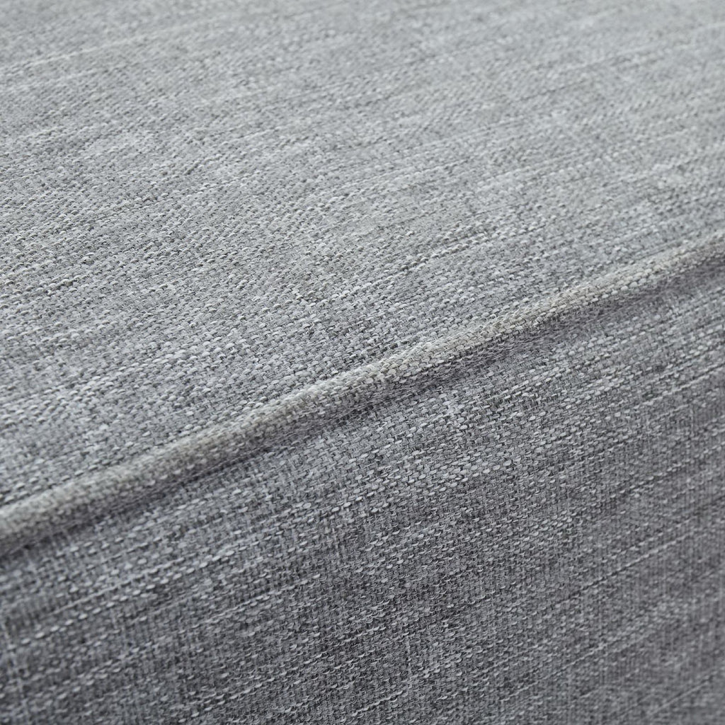 Marina Outdoor Patio Teak Corner Sofa - Natural Gray