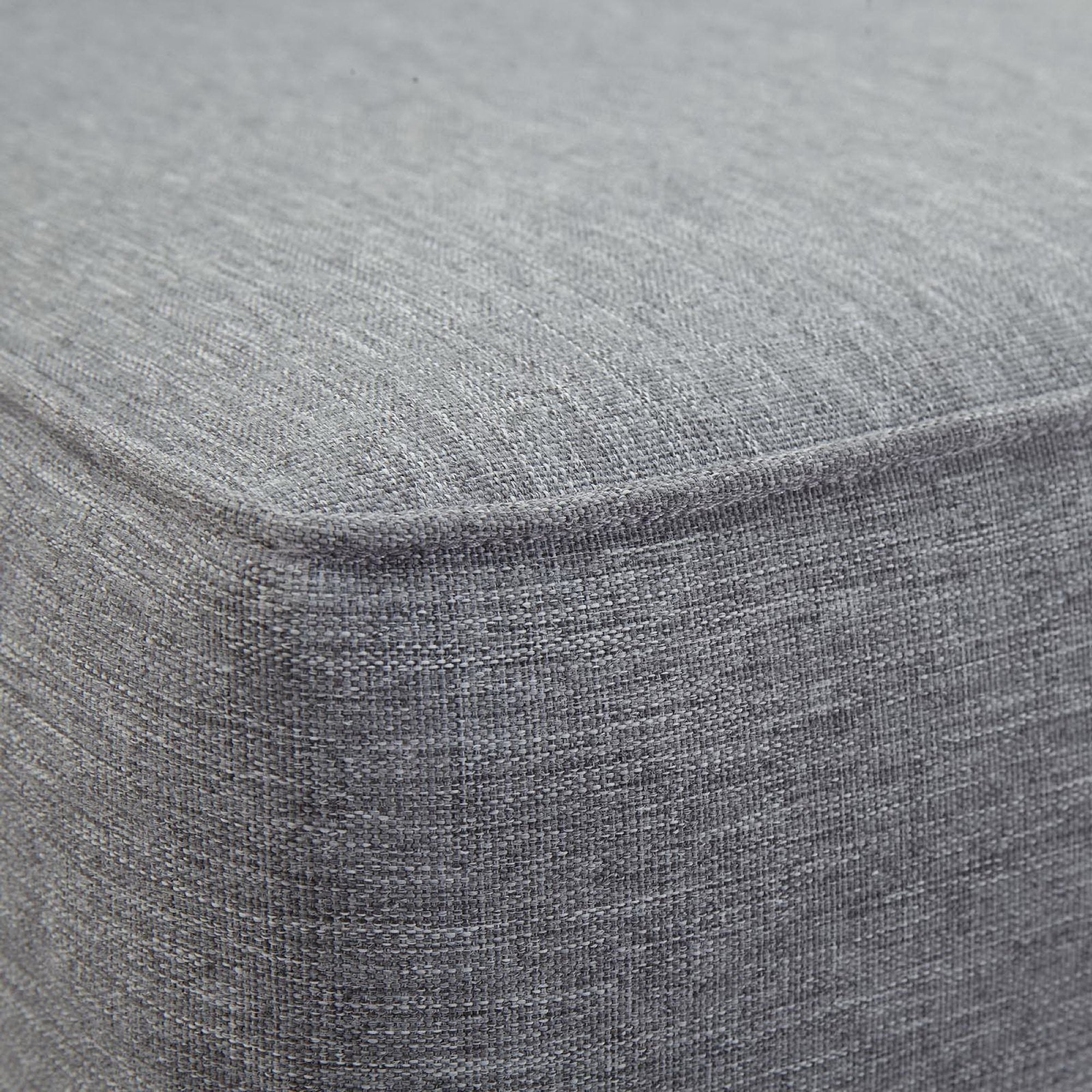 Marina Armless Outdoor Patio Teak Sofa - Natural Gray