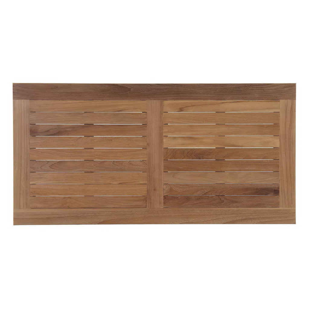 Marina Outdoor Patio Teak Rectangle Coffee Table - Natural