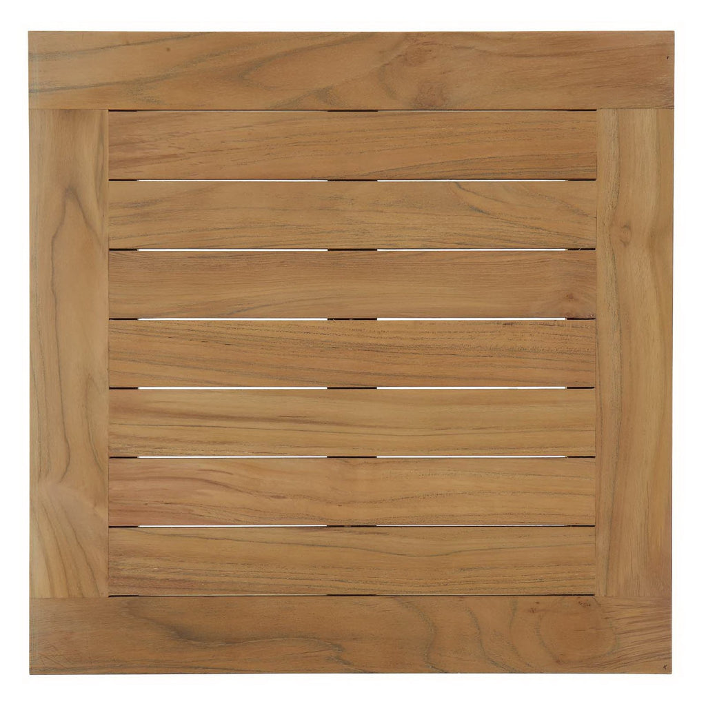 Marina Outdoor Patio Teak Side Table - Natural