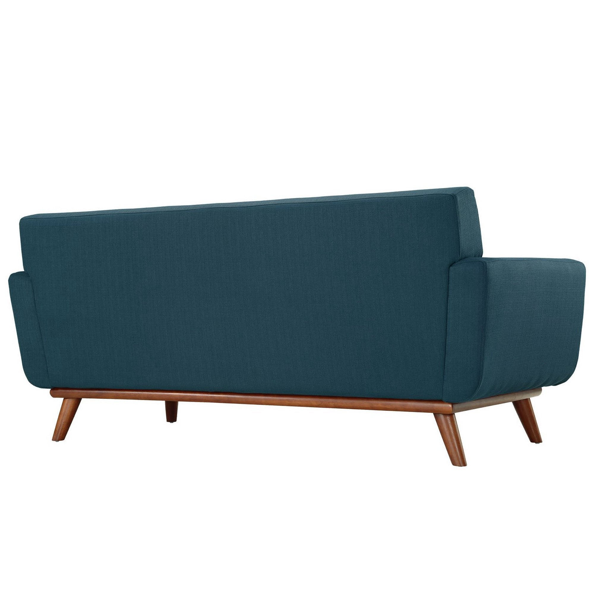 Engage Upholstered Fabric Loveseat - Azure