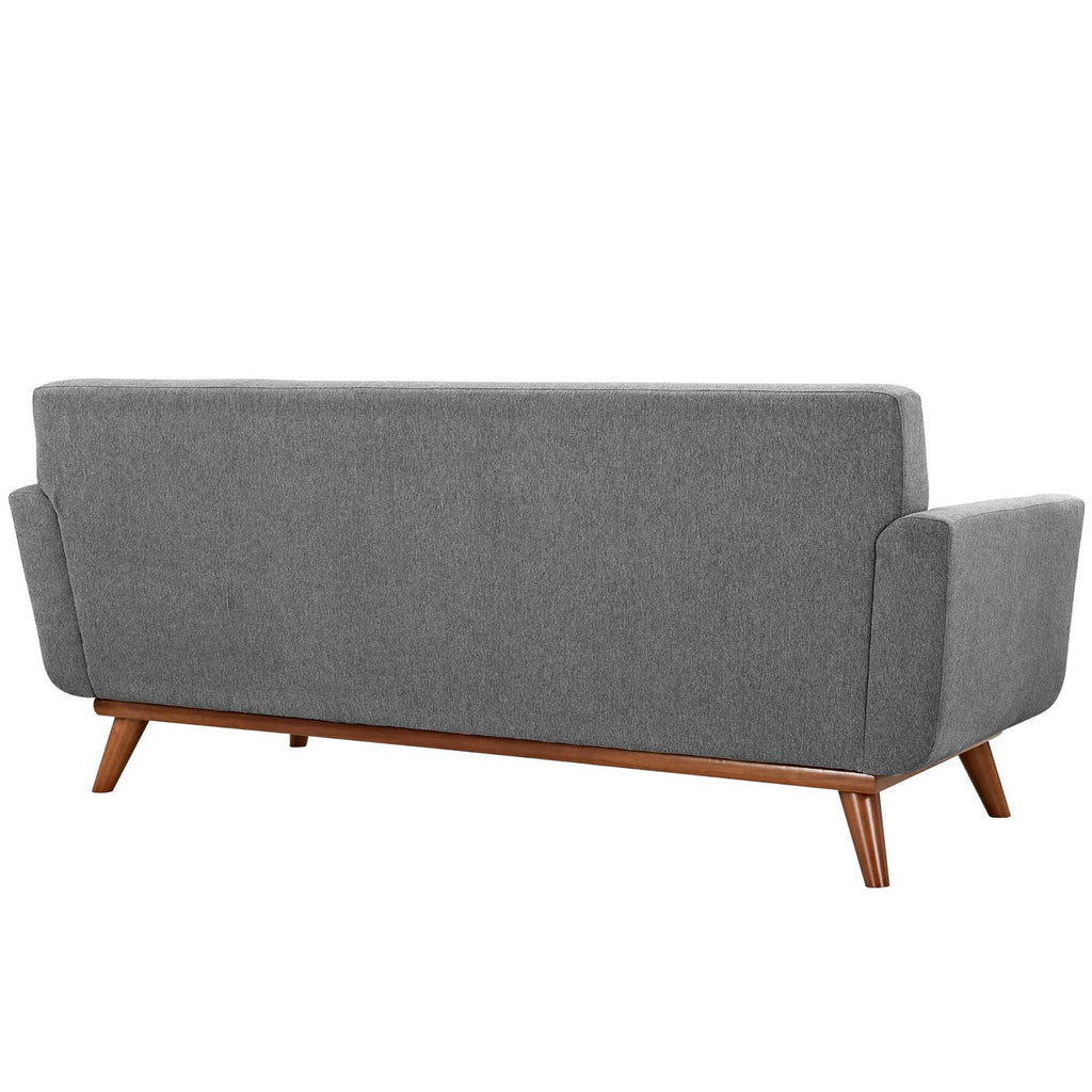 Engage Upholstered Fabric Loveseat - Expectation Gray