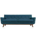 Engage Upholstered Fabric Sofa - Azure