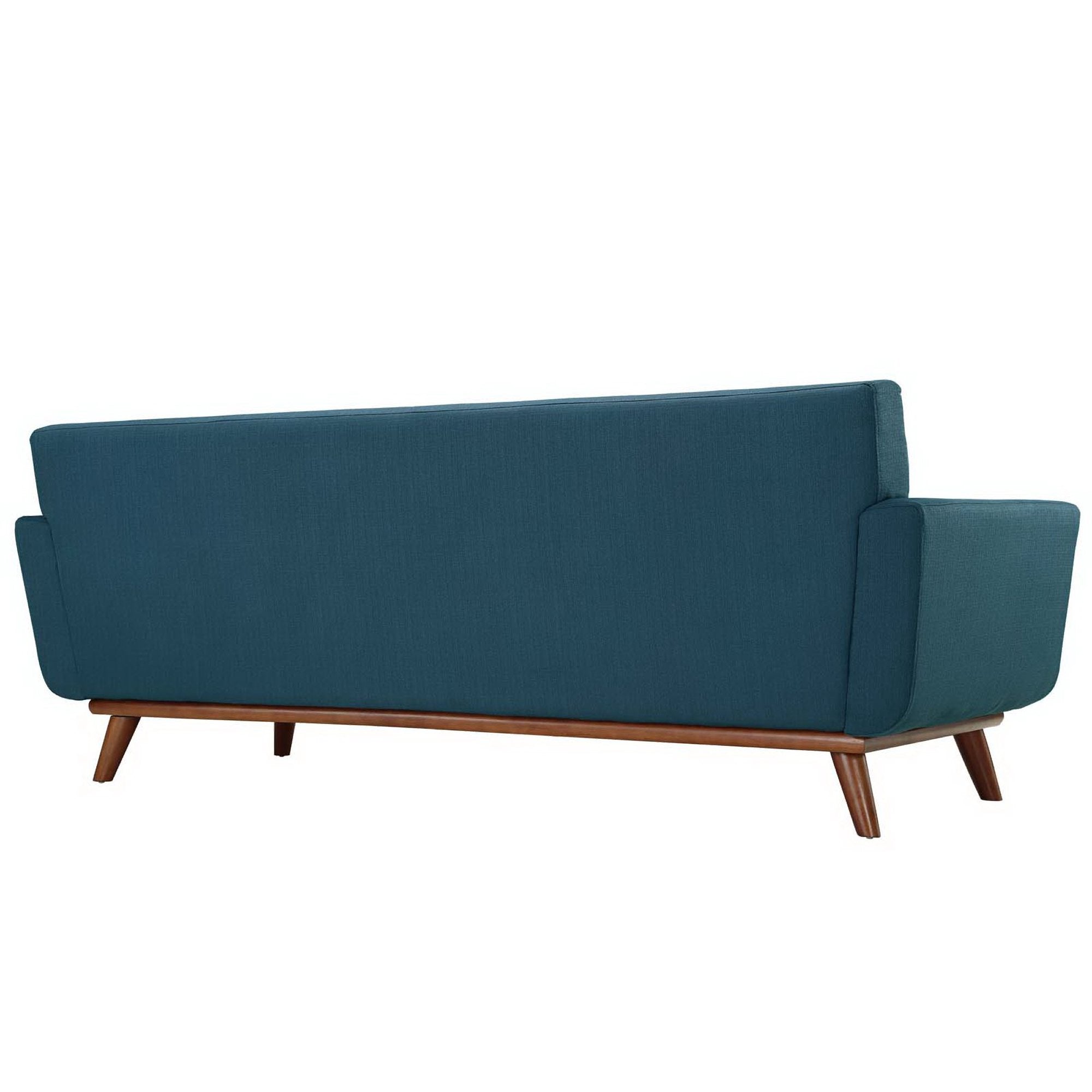 Engage Upholstered Fabric Sofa - Azure