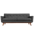 Engage Upholstered Fabric Sofa - Gray