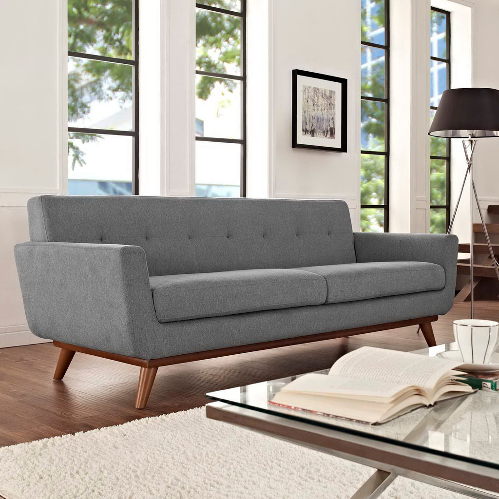 Engage Upholstered Fabric Sofa - Expectation Gray