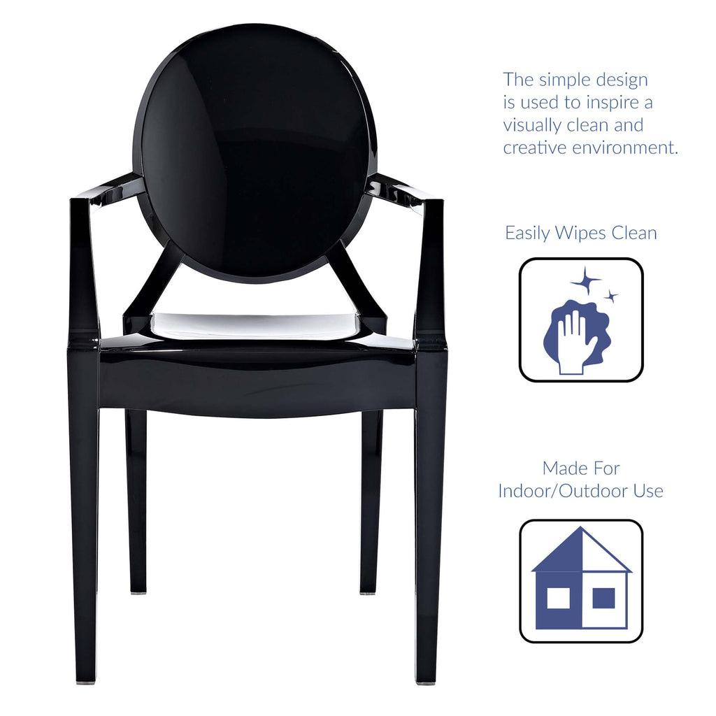 Casper Dining Armchair - Black