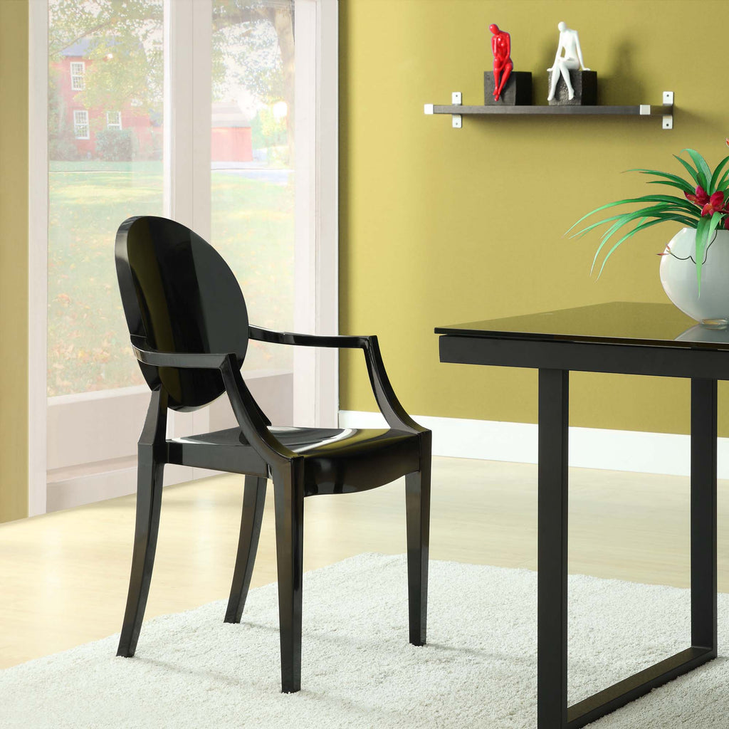 Casper Dining Armchair - Black