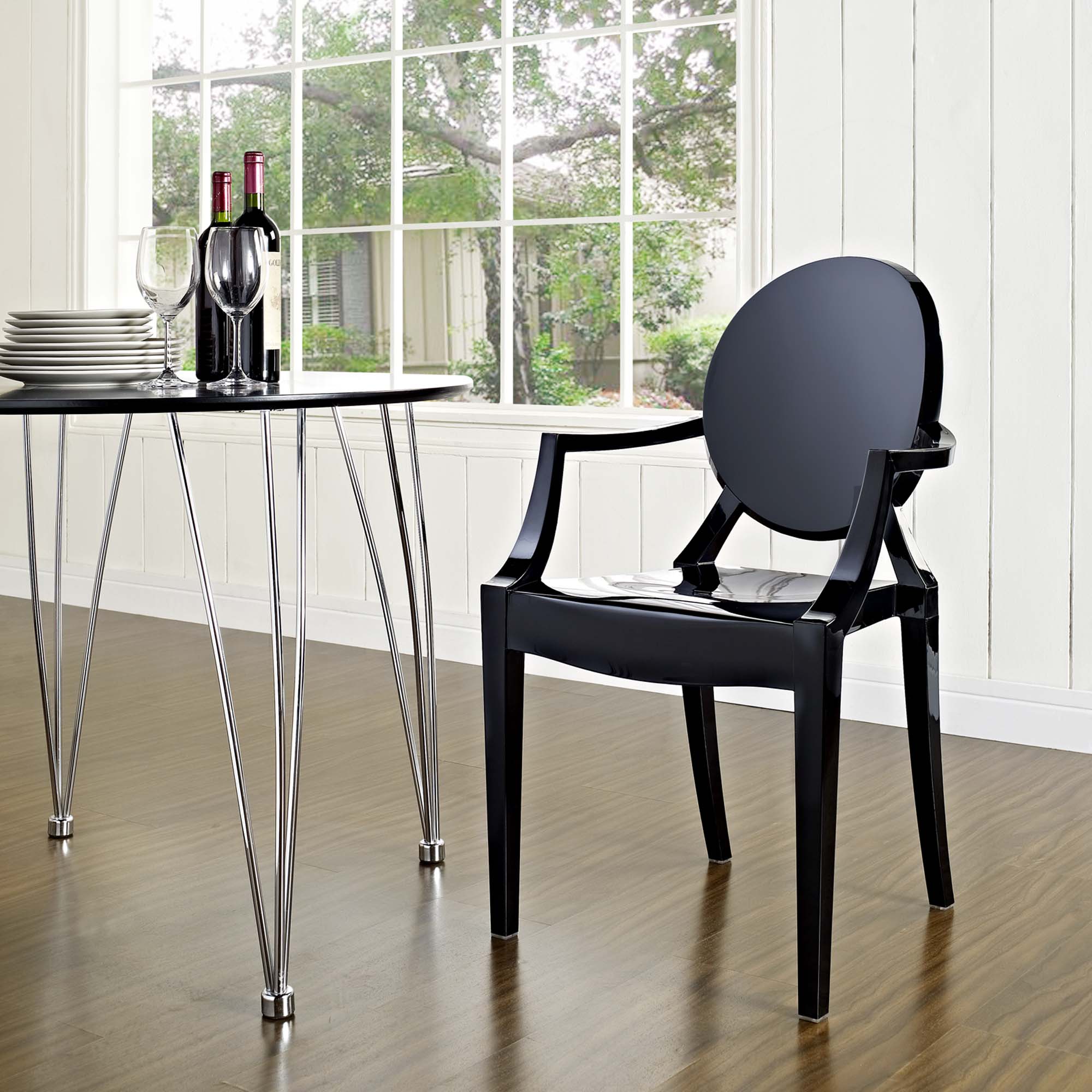 Casper Dining Armchair - Black