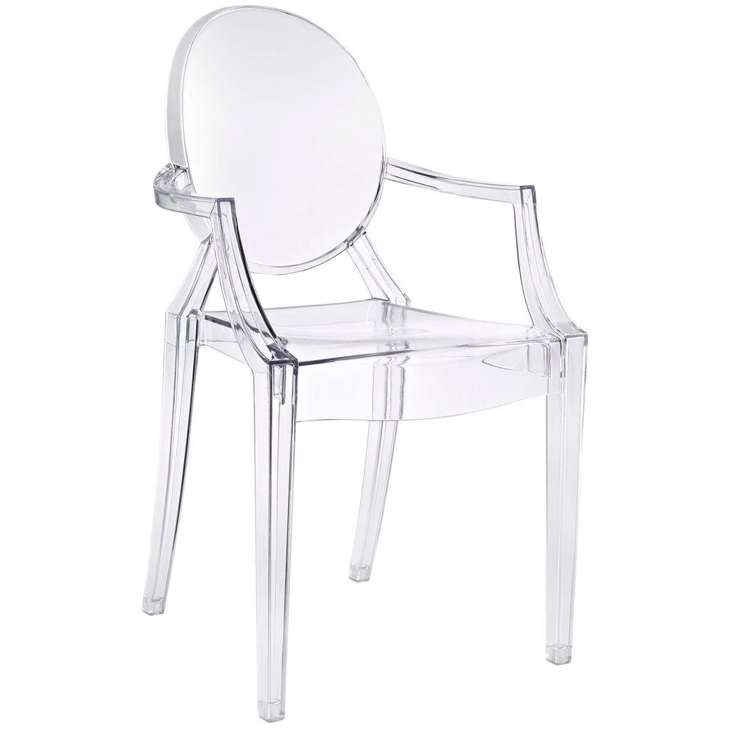 Casper Dining Armchair - Clear