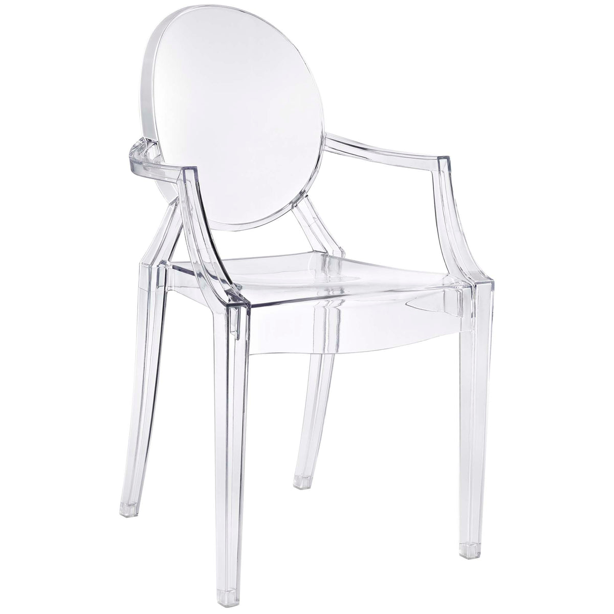 Casper Dining Armchair - Clear