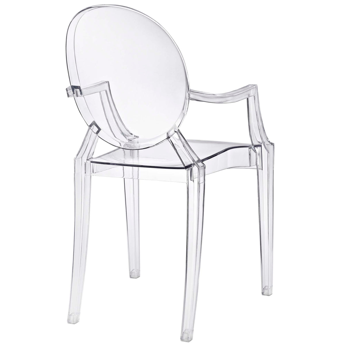 Casper Dining Armchair - Clear
