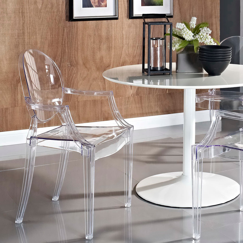 Casper Dining Armchair - Clear