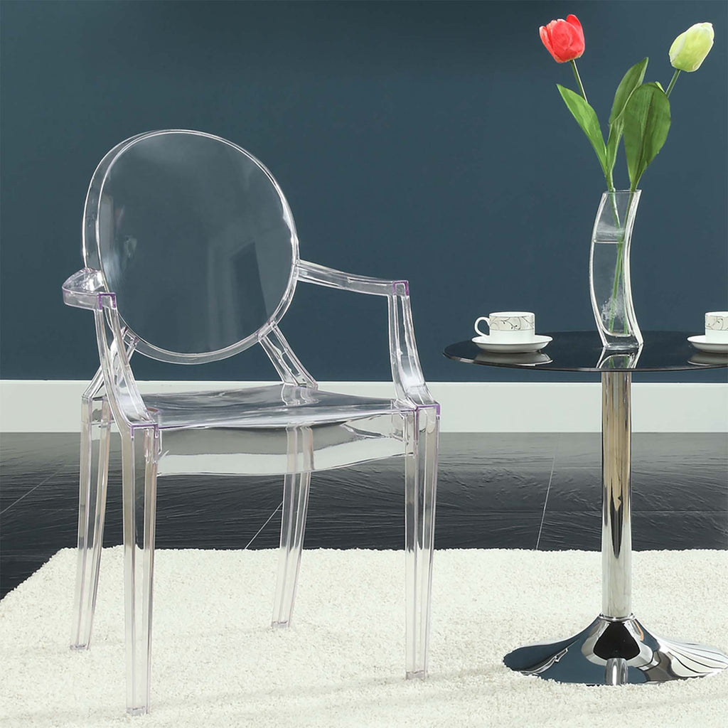 Casper Dining Armchair - Clear