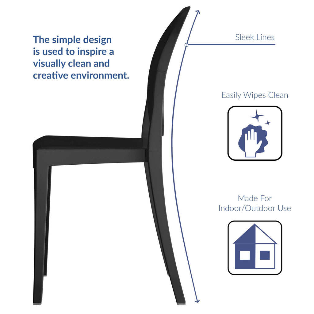 Casper Dining Side Chair - Black