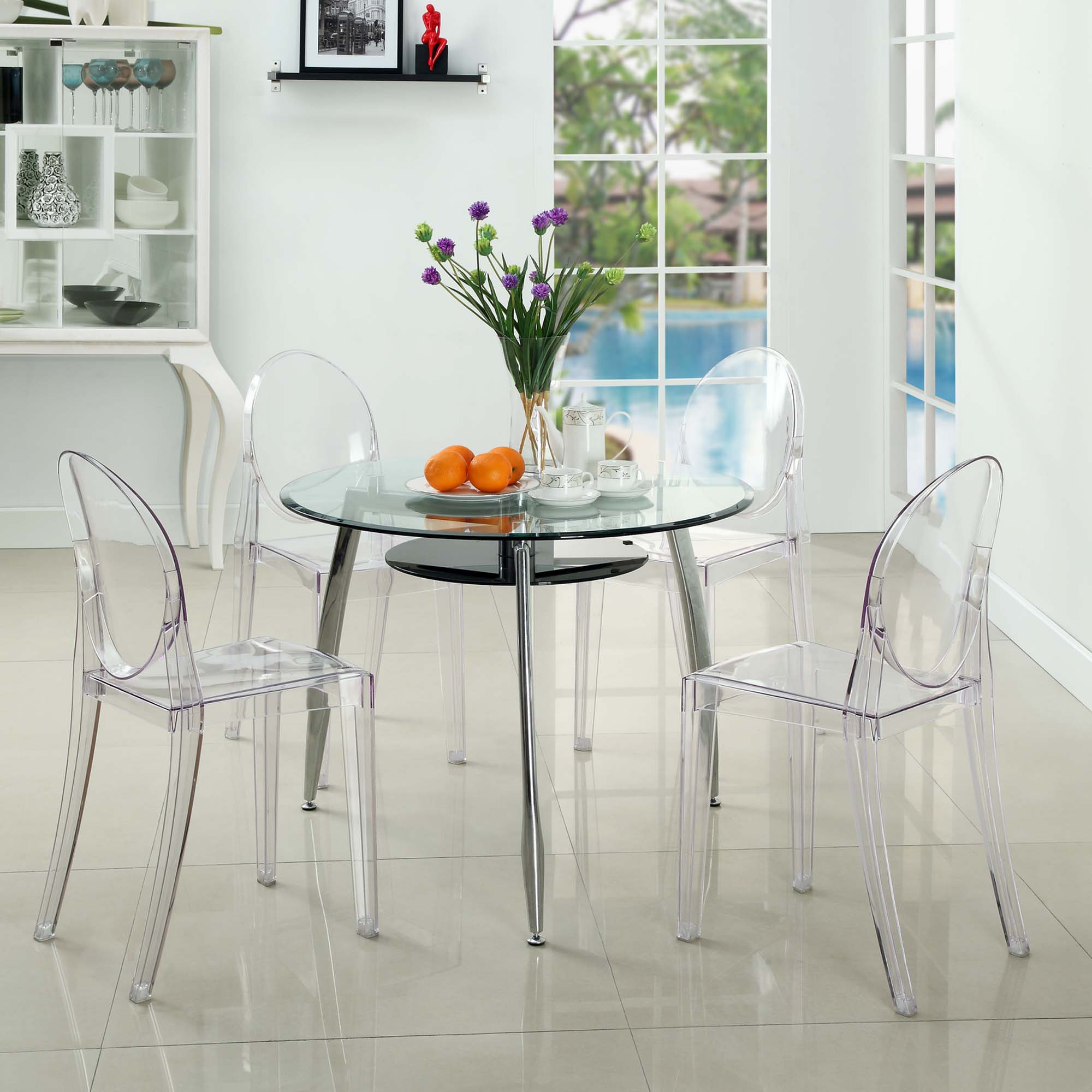 Casper Dining Side Chair - Clear