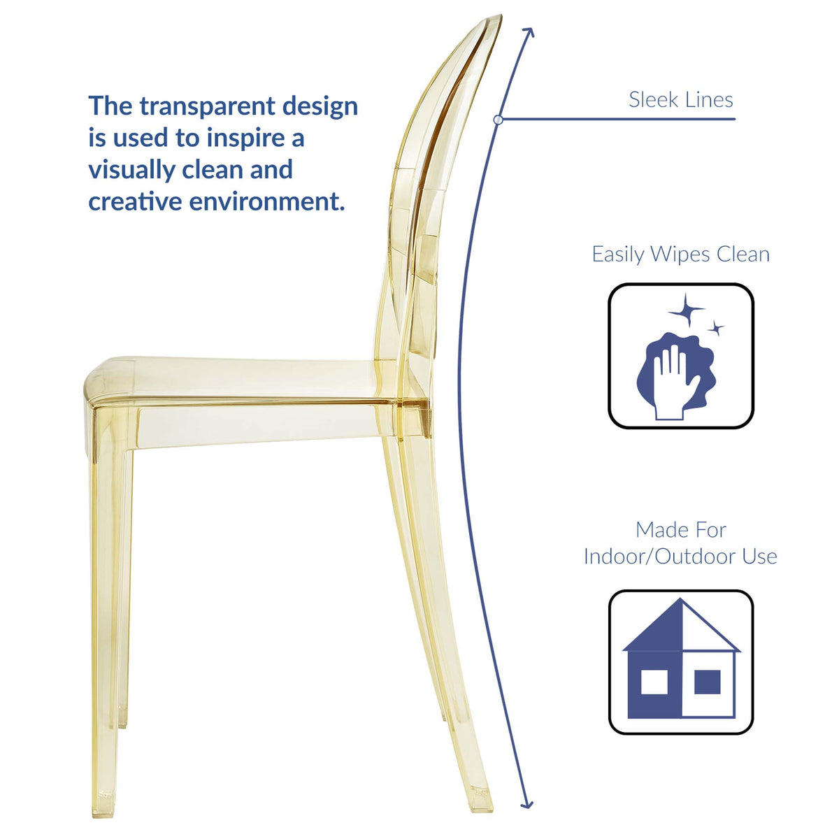 Casper Dining Side Chair - Yellow