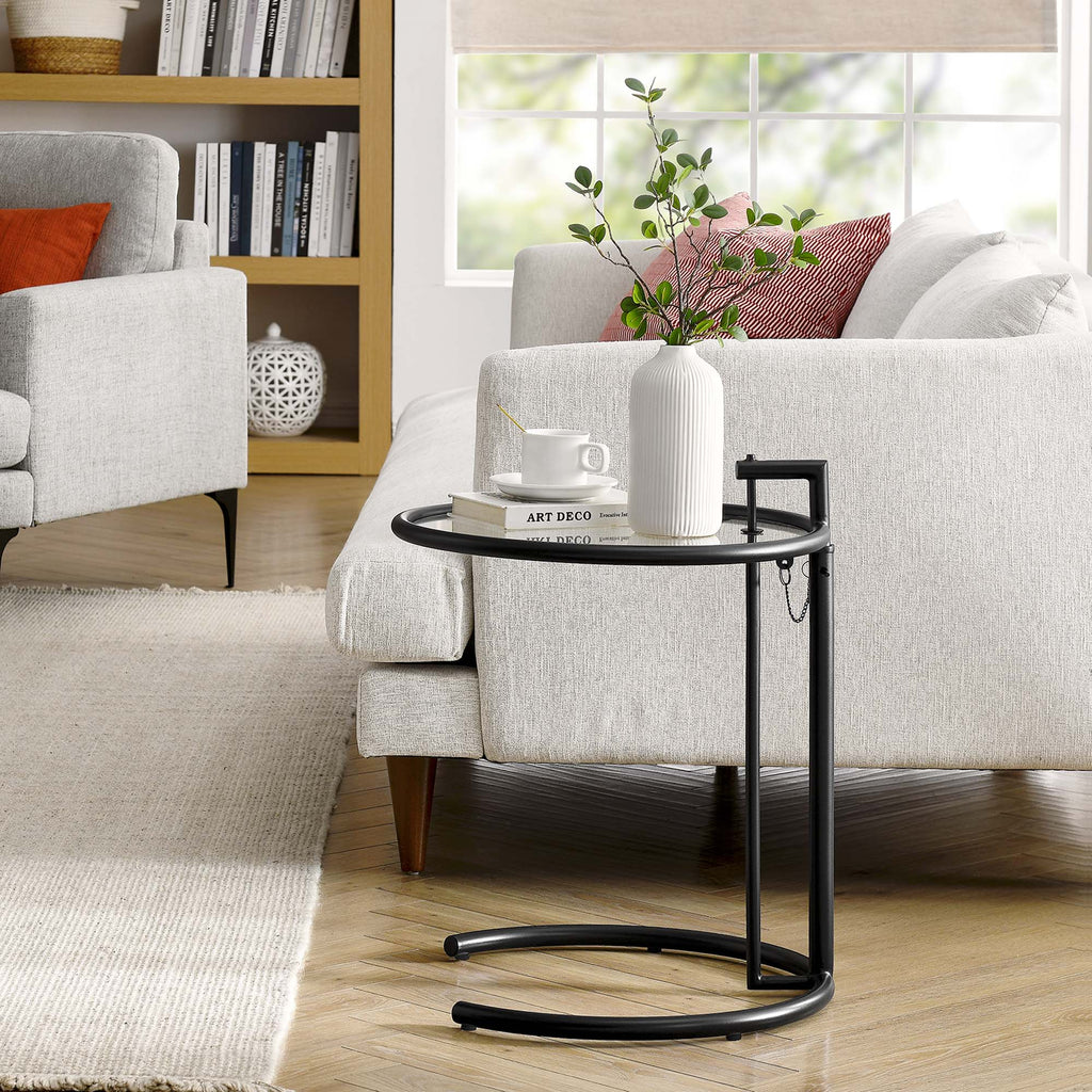 Eileen Gray Metal Side Table - Black