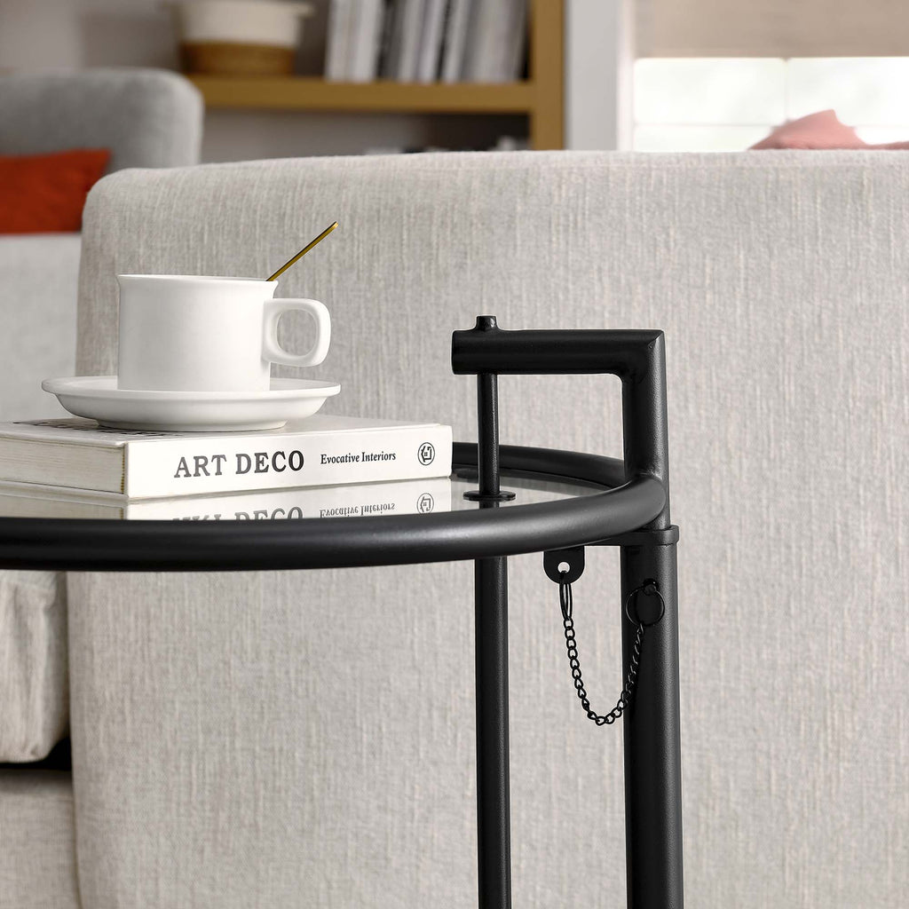Eileen Gray Metal Side Table - Black