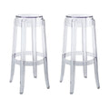 Casper Bar Stool Set of 2 - Clear