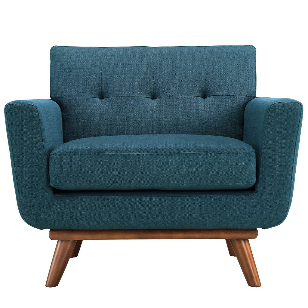 Engage Wood Armchair Set of 2 - Azure
