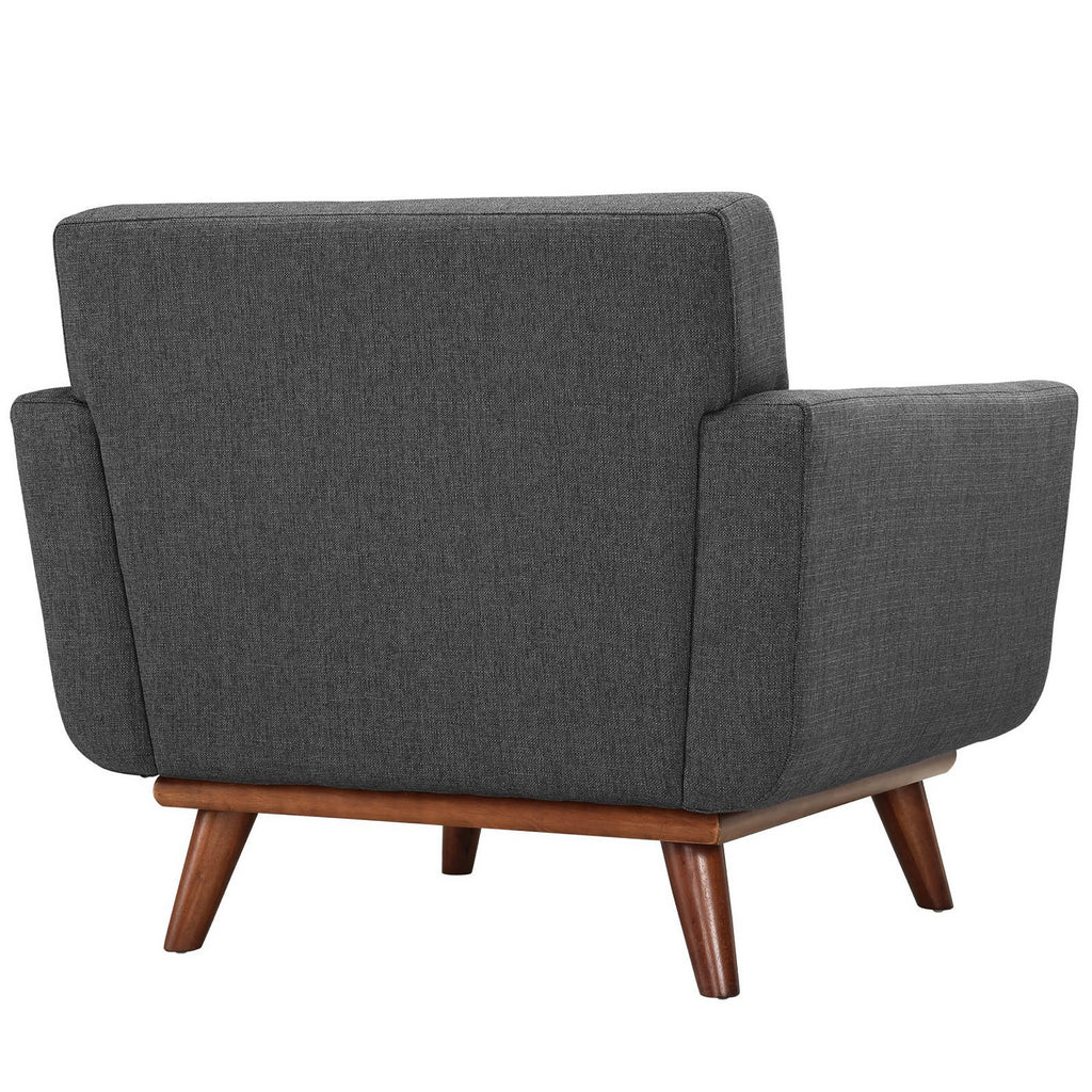 Engage Wood Armchair Set of 2 - Gray