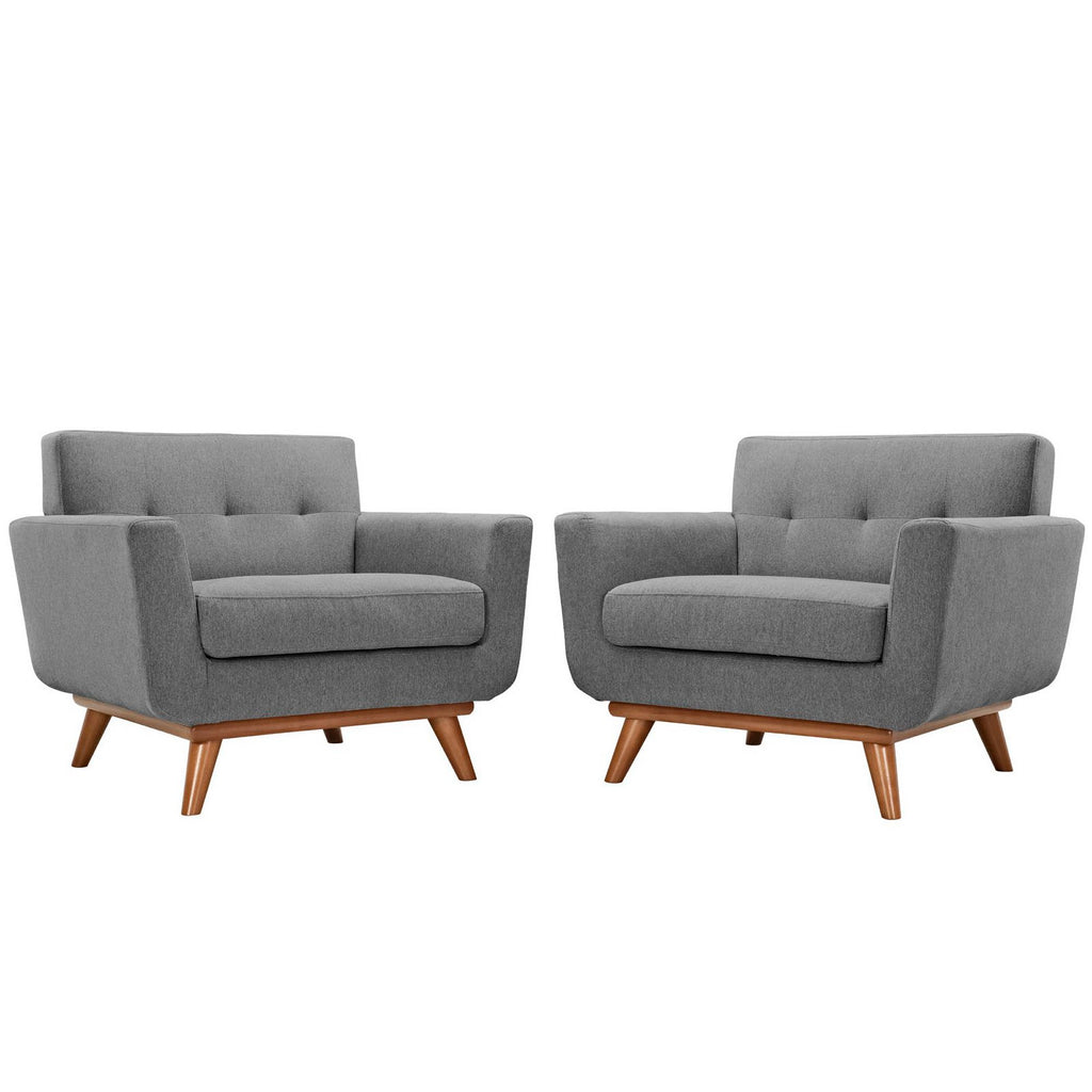 Engage Wood Armchair Set of 2 - Expectation Gray
