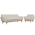 Engage Armchair and Sofa Set of 2 - Beige