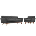 Engage Armchair and Sofa Set of 2 - Gray