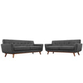 Engage Loveseat and Sofa Set of 2 - Gray