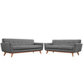 Engage Loveseat and Sofa Set of 2 - Expectation Gray