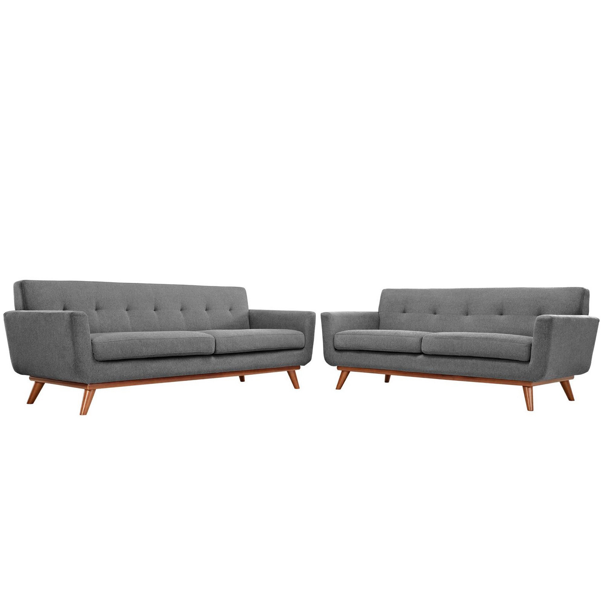 Engage Loveseat and Sofa Set of 2 - Expectation Gray