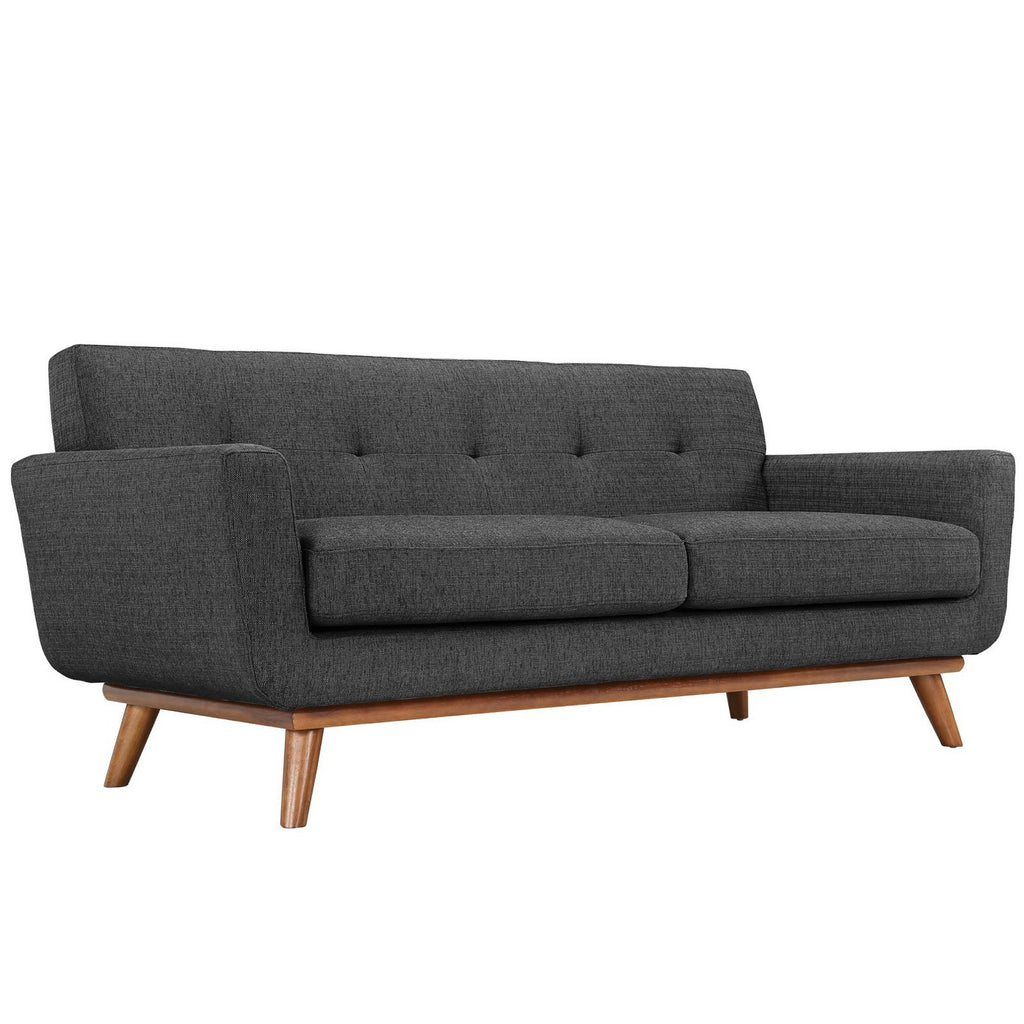 Engage Sofa Loveseat and Armchair Set of 3 - Gray
