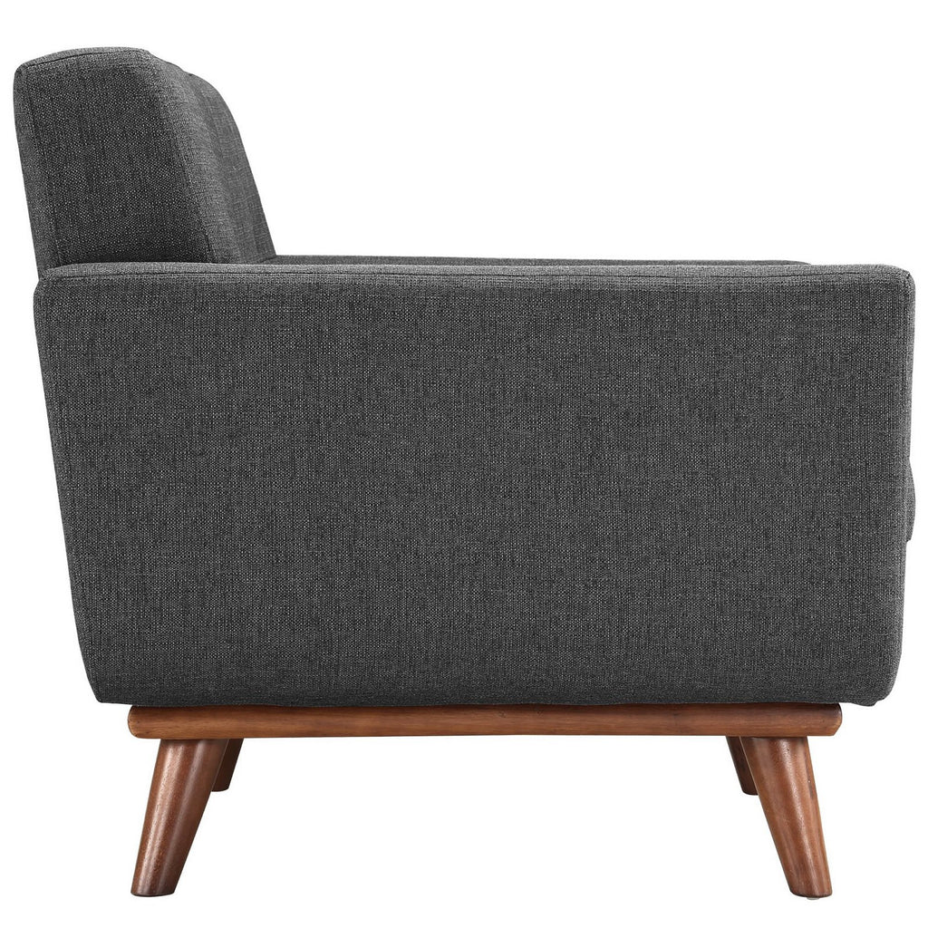 Engage Sofa Loveseat and Armchair Set of 3 - Gray