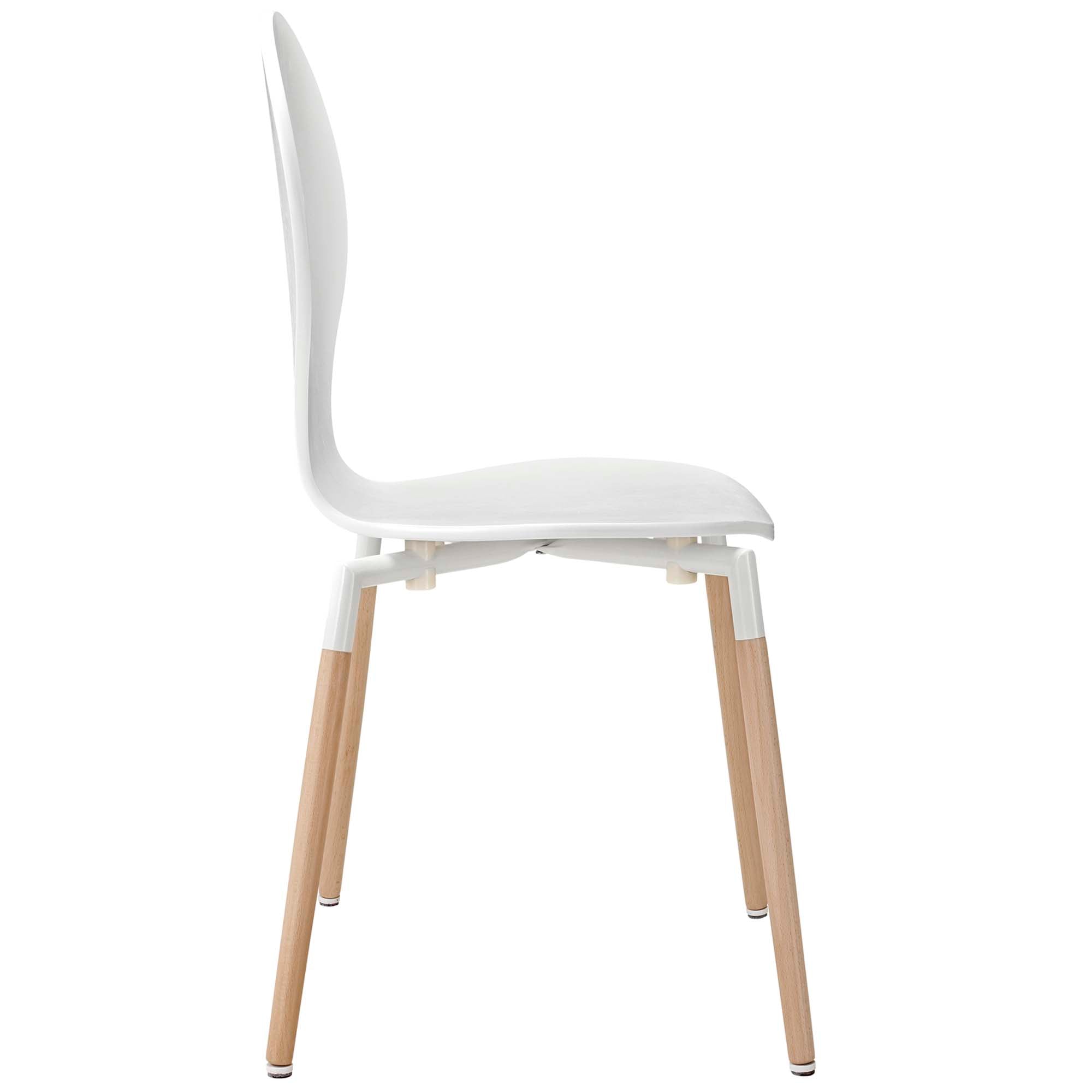 Path Dining Chair Set of 2 - White