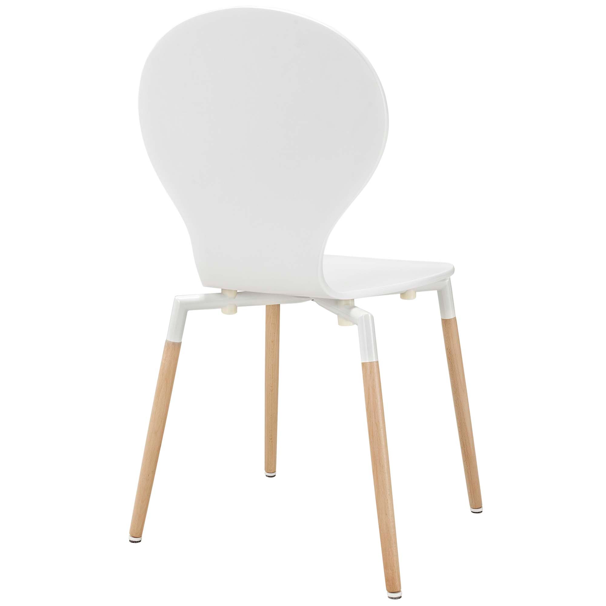 Path Dining Chair Set of 4 - White