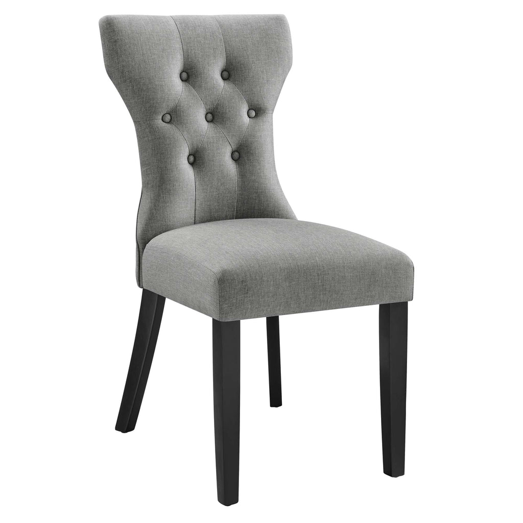 Silhouette Dining Side Chair - Light Gray