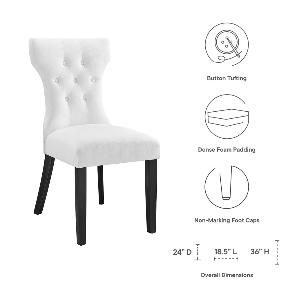 Silhouette Dining Side Chair - White