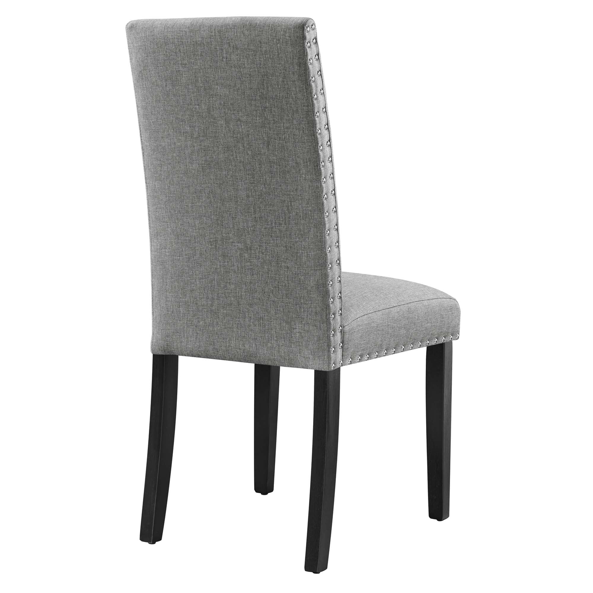 Parcel Dining Upholstered Fabric Side Chair - Light Gray
